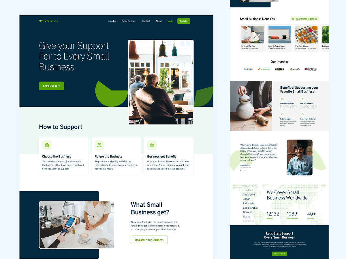 Landing Page Small Business 
