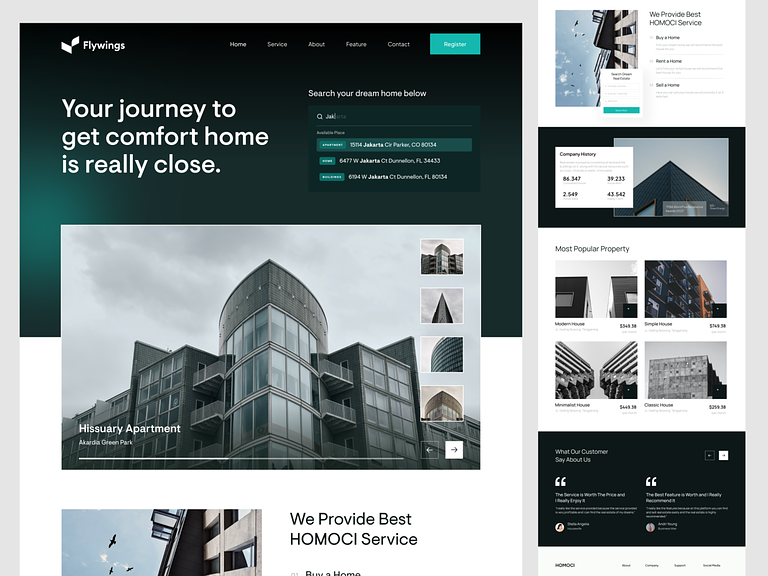 Real Estate Finder - Flywings Real Estate