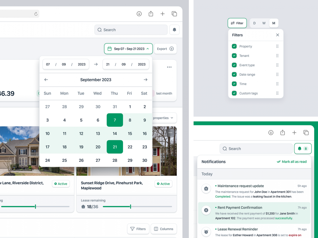 Propwise: Property Management SaaS Web App Dashboard - Modals